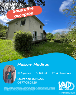  Maison à vendre 6 pièces 145 m²