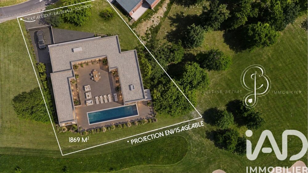 Vente Terrain Vente Terrain à bâtir 1 869 m&sup2; Montauban
