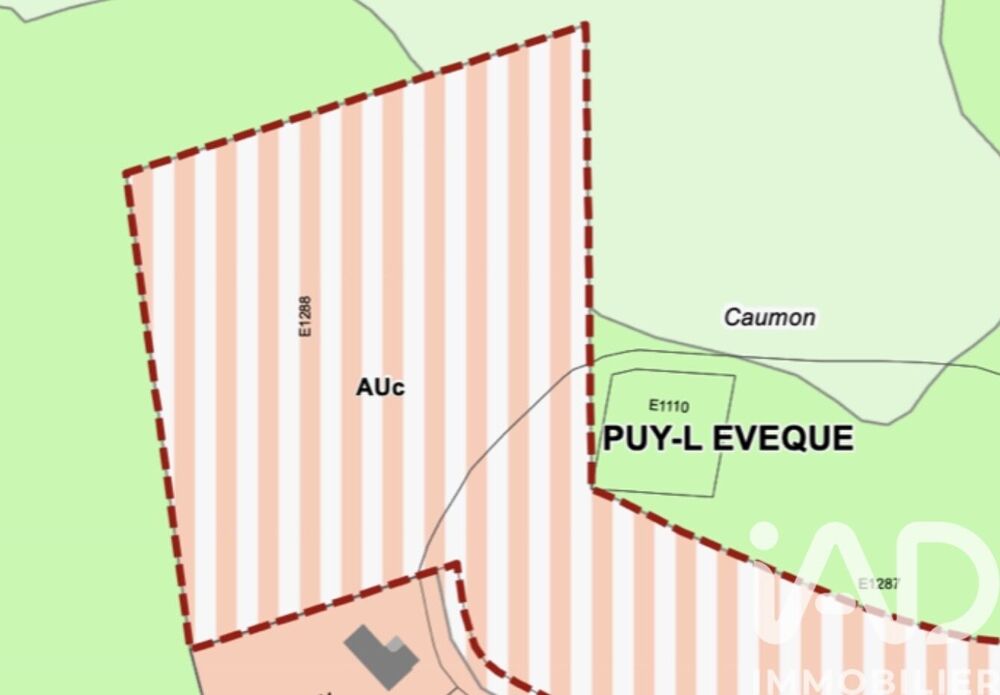 Vente Terrain Vente Terrain à bâtir 154 798 m&sup2; Puy-l'Évêque