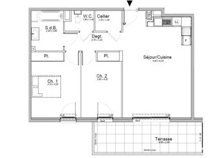  Appartement à vendre 3 pièces 67 m²