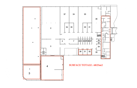 Vente Boutique/Local commercial 6 825 m&sup2; 4247600 77100 Meaux