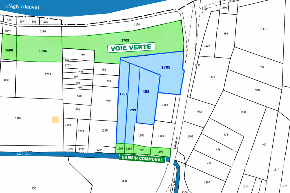 Vente Terrain Vente Terrain agricole 9 192 m&sup2; Claira