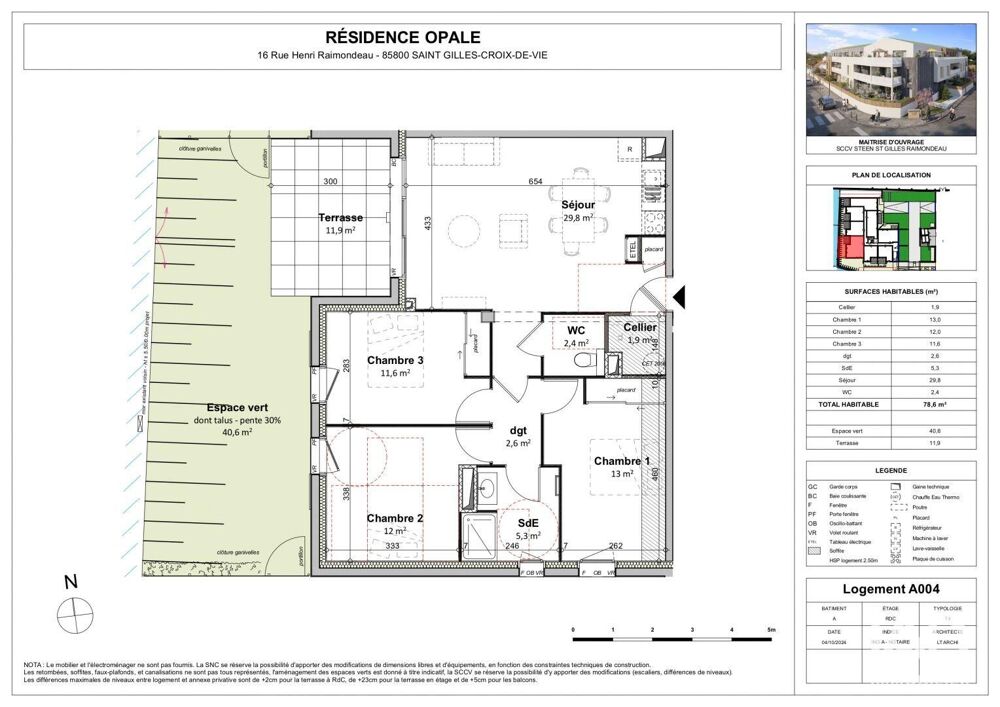 Vente Appartement 4 pièces