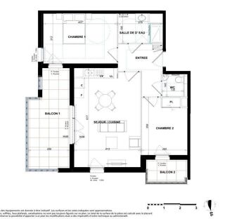  Appartement à vendre 3 pièces 62 m²