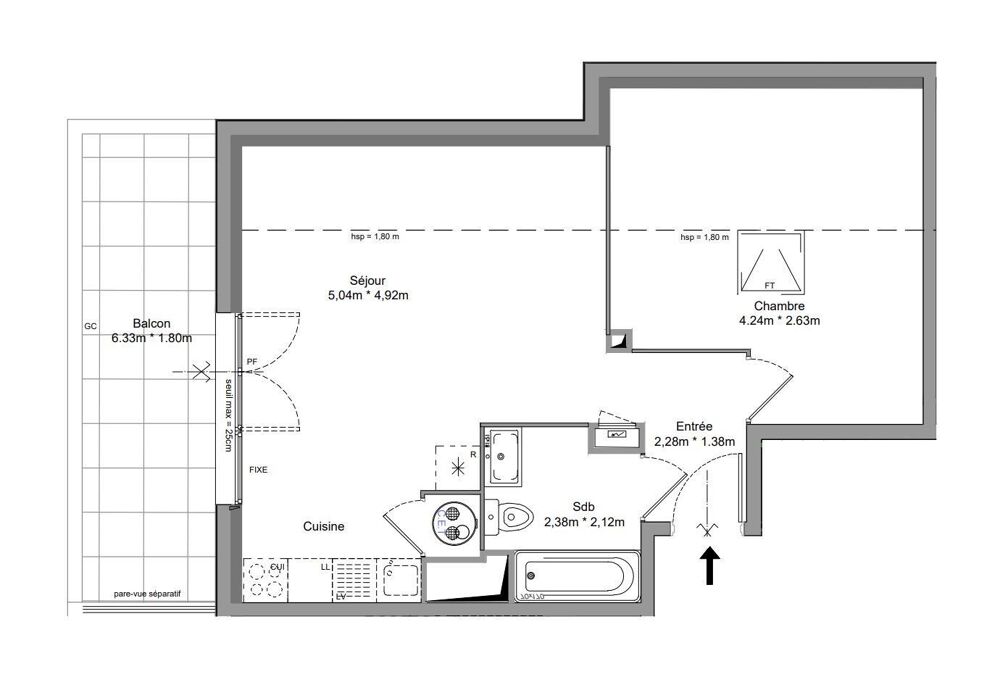 Vente Appartement Vente Appartement 2 pièces Surzur