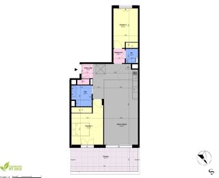  Appartement � vendre 3 pi�ces 70 m�