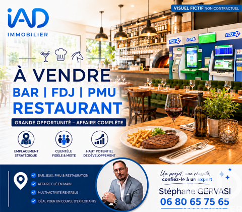 Vente Bar, Brasserie, Tabac 260 m&sup2; 262000 91410 Dourdan
