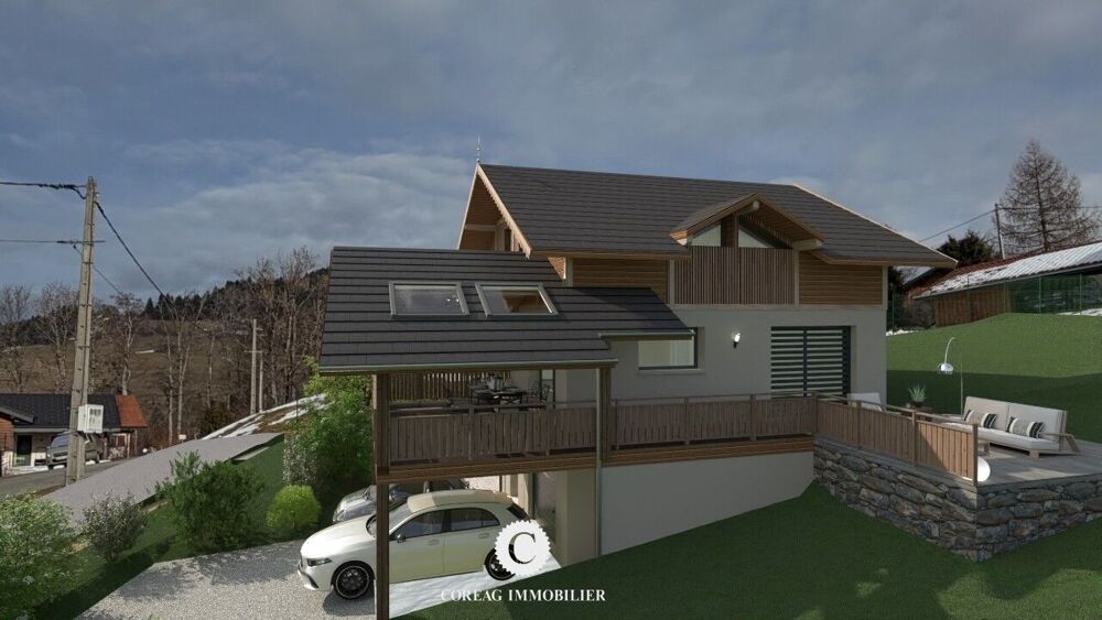 Terrain de 967 m² sur les hauteurs de la commune de BOGE....