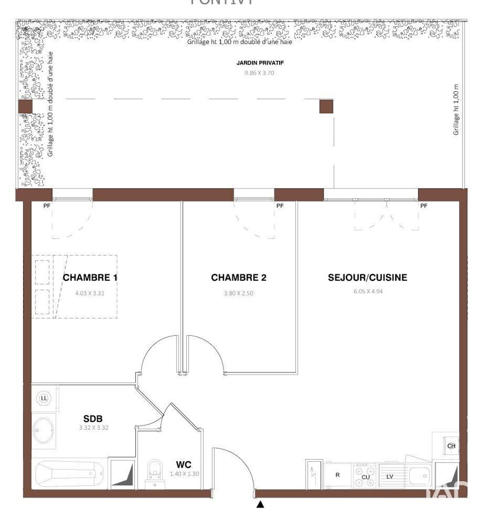 Vente Appartement Vente Appartement 3 pièces Pontivy