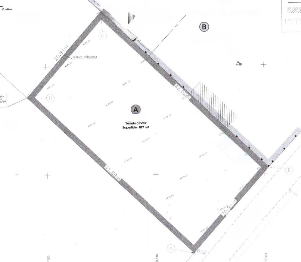 Vente Terrain Vente Terrain 877 m&sup2; Bacqueville
