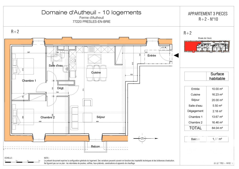 Vente Appartement 3 pièces