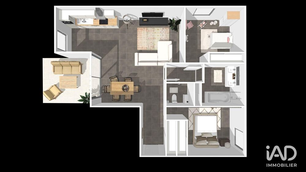 Vente Appartement 3 pièces