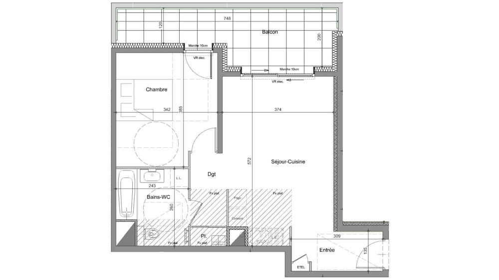Vente Appartement 2 pièces