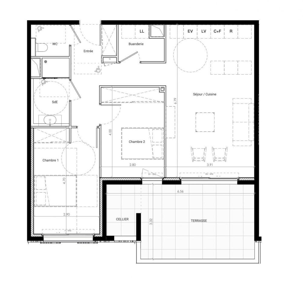 Vente Appartement 3 pièces