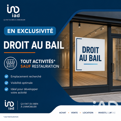 Vente Local commercial 58 m&sup2; 89960 78000 Versailles