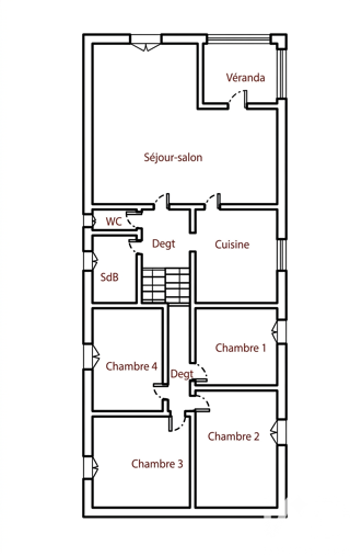  Maison à vendre 10 pièces 160 m²