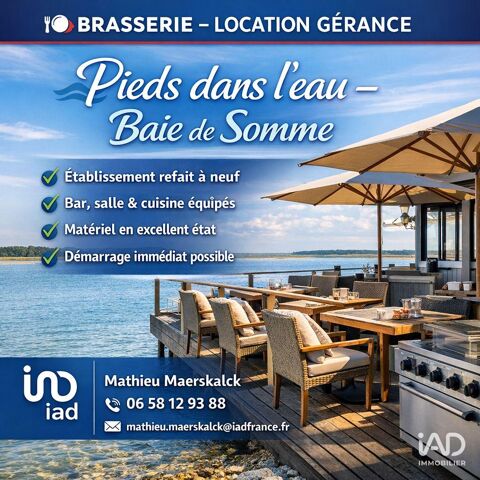 Location Bar-brasserie 1 m&sup2; 4560 80120 Quend