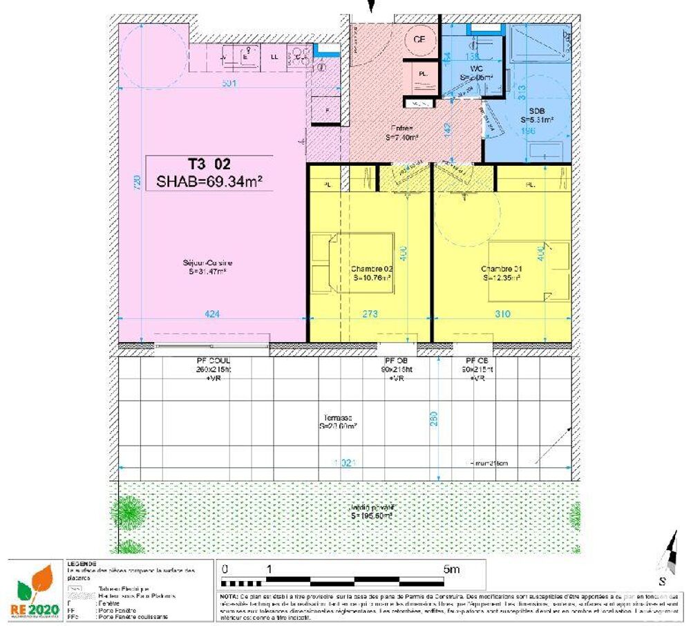Vente Appartement 3 pièces
