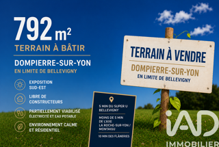  Terrain � vendre 792 m�