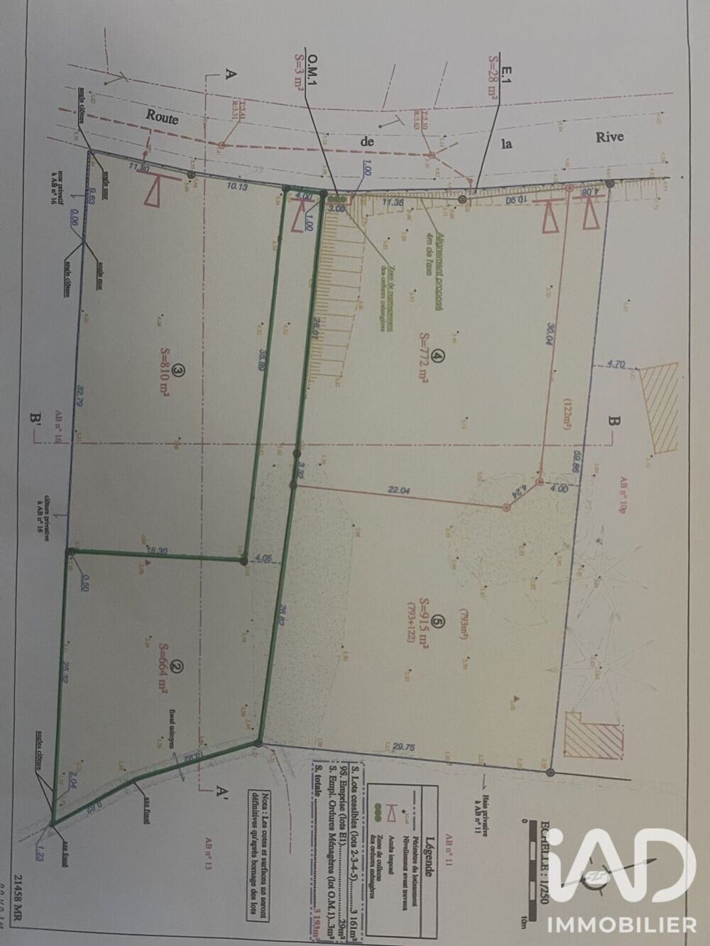 Vente Terrain Vente Terrain 664 m&sup2; Notre-dame-de-monts