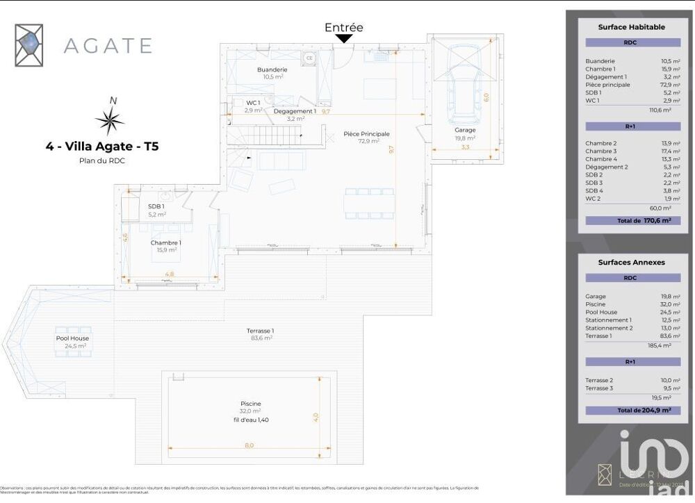 Vente Maison/villa 5 pièces