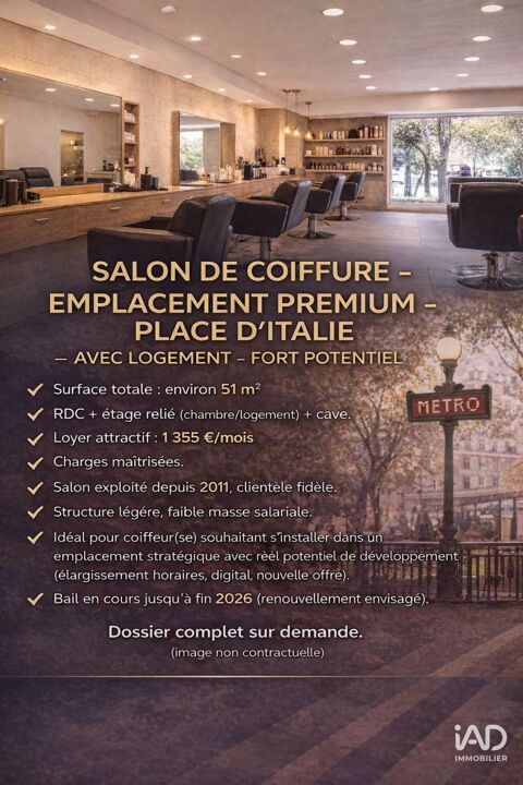 iad France - Xuewei Xi () vous propose : SALON DE COI... 148000 75013 Paris