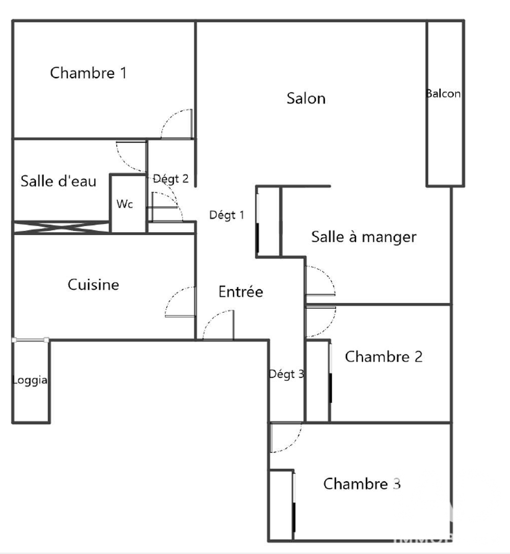 Vente Appartement 5 pièces