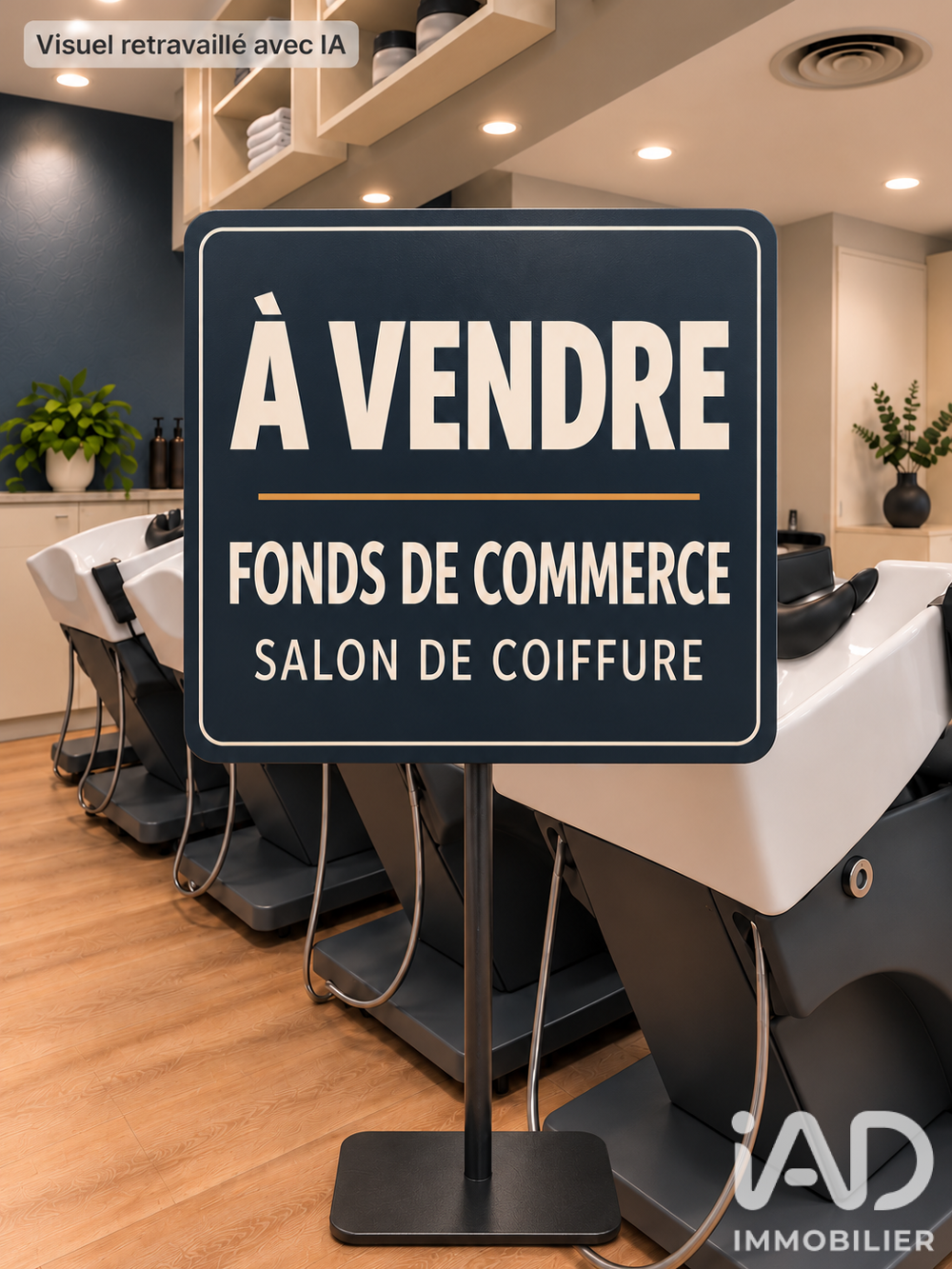   Vente Esthétique, Coiffure 55 m&sup2; Ermont