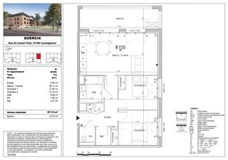  Appartement à vendre 3 pièces 67 m²