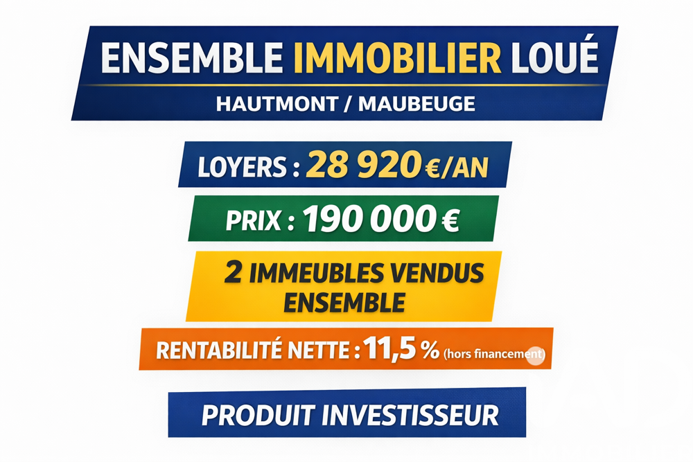 Vente Immeuble Vente Immeuble 90 m&sup2; Hautmont