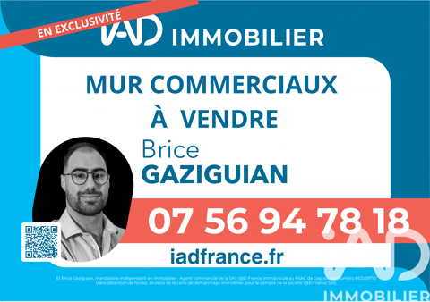Vente Boutique/Local commercial 46 m&sup2; 108000 05000 Gap