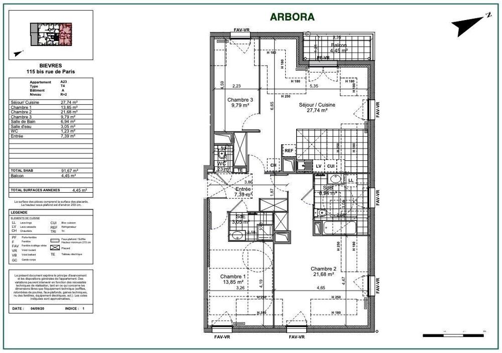 Vente Appartement 4 pièces
