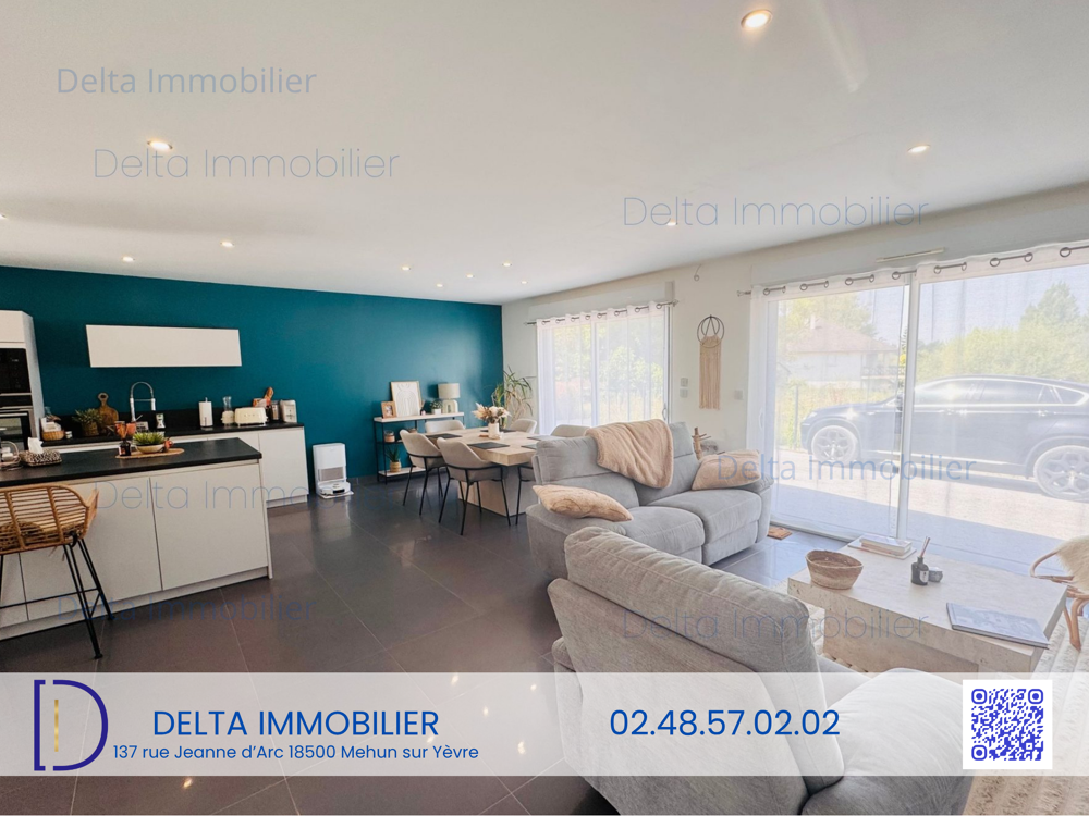 Vente Maison Méreau maison de plain pied 3 chambres avec garage & jardin Mereau
