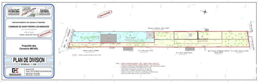 Vente Terrain Vente Terrain 1 552 m&sup2; Saint-pierre-lès-nemours
