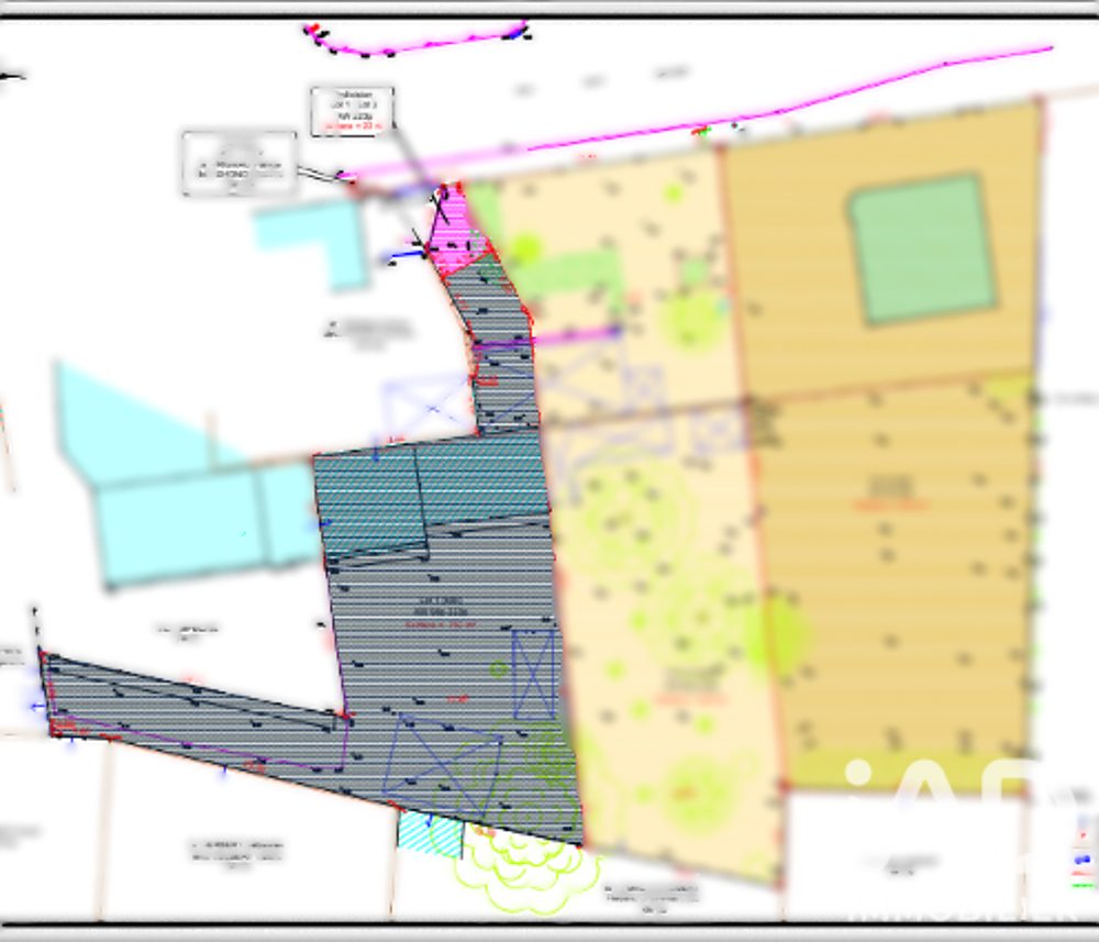 Vente Terrain Vente Terrain 752 m&sup2; Nort-sur-erdre