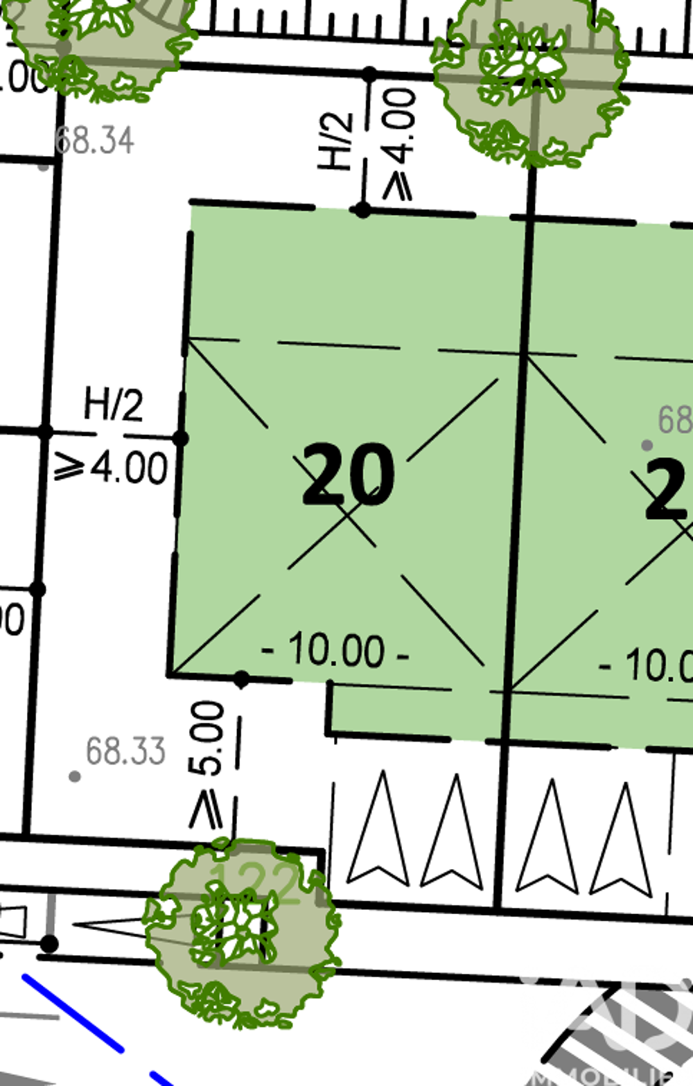 Vente Terrain Vente Terrain à bâtir 329 m&sup2; Pézilla-la-rivière