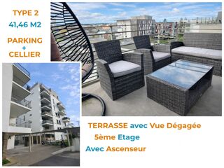  Appartement à vendre 2 pièces 41 m²