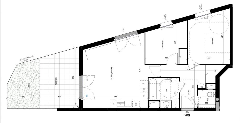 Vente Appartement 3 pièces