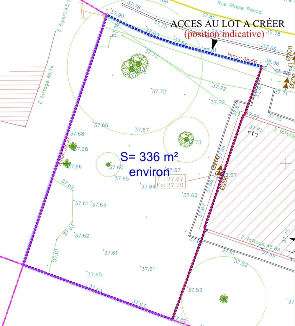 Vente Terrain Vente Terrain à bâtir 336 m&sup2; Nîmes