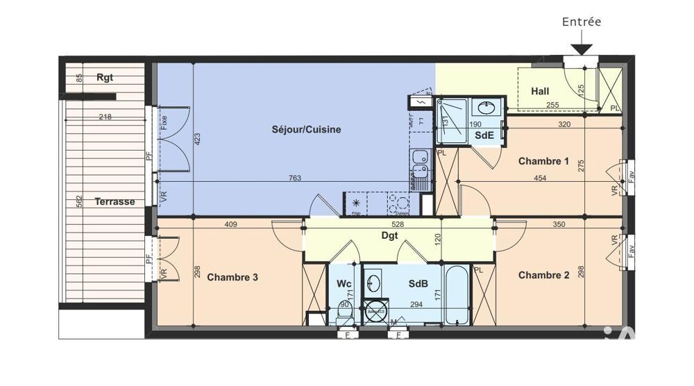 Vente Appartement 4 pièces