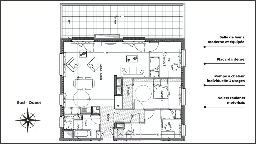 Vente Appartement 4 pièces