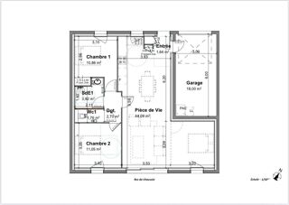  Maison à vendre 3 pièces 76 m²