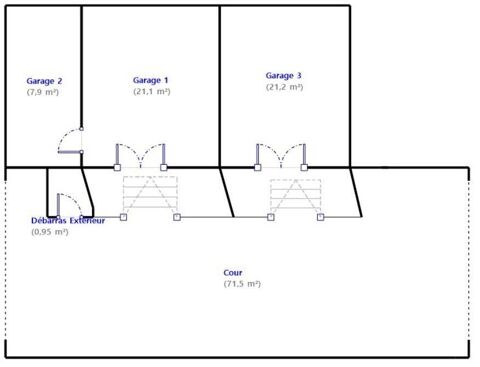  Location Local d'activités 83 m&sup2; 