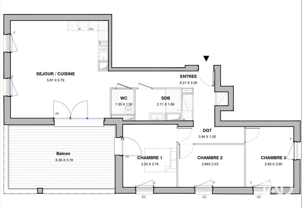 Vente Appartement Vente Appartement 4 pièces Montpellier