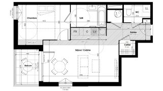 Appartement à vendre 2 pièces 51 m²
