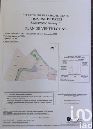  Terrain à vendre 953 m²