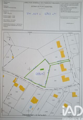  Terrain � vendre 2393 m�