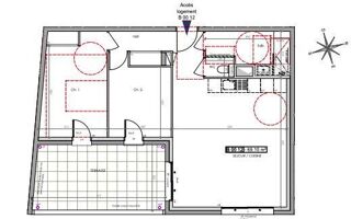  Appartement � vendre 3 pi�ces 69 m�