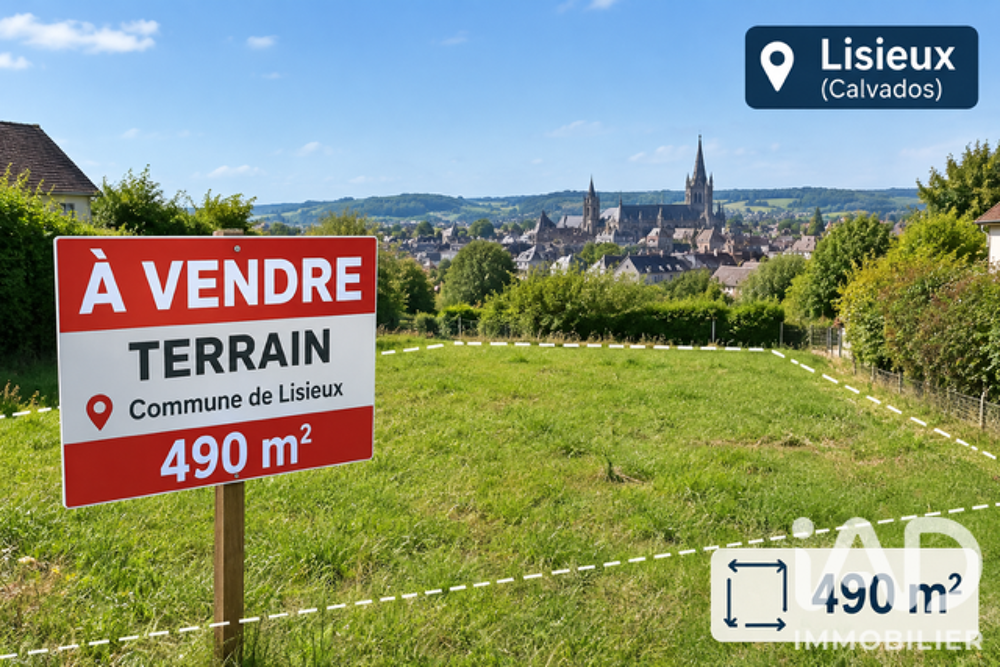Vente Terrain Vente Terrain à bâtir 490 m&sup2; Lisieux