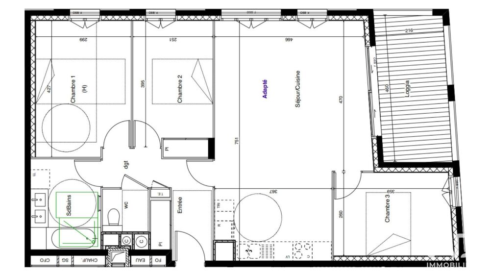 Vente Appartement 4 pièces